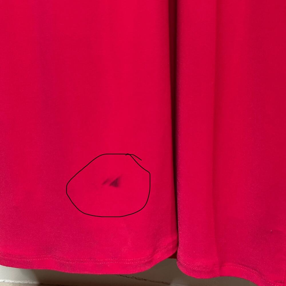 Lauren Ralph Lauren Evening Coral Bodycon Jersey Dress Gown Size 6 - Picture 9 of 9